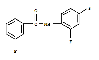 Benzamide, n-(2,4-difluorophenyl)-3-fluoro-(9ci)Structure,415692-36-3Structure Benzamide, n-(2,4-difluorophenyl)-3-fluoro-(9ci) Structure,415692-36-3Structure