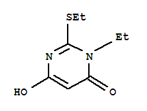 4(3H)-pyrimidinone,3-ethyl-2-(ethylthio)-6-hydroxy-(9ci)Structure,415714-24-8Structure 4(3H)-pyrimidinone,3-ethyl-2-(ethylthio)-6-hydroxy-(9ci) Structure,415714-24-8Structure