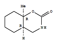 (4ar,8ar)-rel-(9ci)-八氫-8a-甲基-2H-1,3-苯并噁嗪-2-酮結(jié)構(gòu)式_421765-80-2結(jié)構(gòu)式
