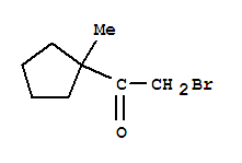 Ethanone, 2-bromo-1-(1-methylcyclopentyl)-(9ci)Structure,42253-38-3Structure Ethanone, 2-bromo-1-(1-methylcyclopentyl)-(9ci) Structure,42253-38-3Structure