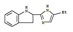 (9ci)-2-(4-乙基-1H-咪唑-2-基)-2,3-二氫-1H-吲哚結(jié)構(gòu)式_422572-50-7結(jié)構(gòu)式