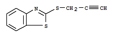 Benzothiazole, 2-(2-propynylthio)-(6ci,9ci)Structure,42477-59-8Structure Benzothiazole, 2-(2-propynylthio)-(6ci,9ci) Structure,42477-59-8Structure