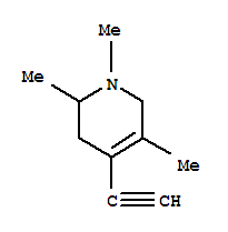 Pyridine, 4-ethynyl-1,2,3,6-tetrahydro-1,2,5-trimethyl-(9ci)Structure,42491-41-8Structure Pyridine, 4-ethynyl-1,2,3,6-tetrahydro-1,2,5-trimethyl-(9ci) Structure,42491-41-8Structure