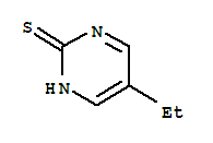 2(1H)-pyrimidinethione, 5-ethyl-(9ci)Structure,42783-65-3Structure 2(1H)-pyrimidinethione, 5-ethyl-(9ci) Structure,42783-65-3Structure