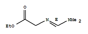 (9ci)-n-[(二甲基氨基)亞甲基]-甘氨酸乙酯結(jié)構(gòu)式_428507-28-2結(jié)構(gòu)式