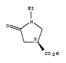 3-Pyrrolidinecarboxylicacid,1-ethyl-5-oxo-,(3s)-(9ci)Structure,428518-38-1Structure 3-Pyrrolidinecarboxylicacid,1-ethyl-5-oxo-,(3s)-(9ci) Structure,428518-38-1Structure