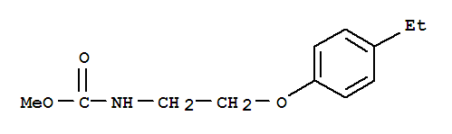 Carbamic acid, [2-(4-ethylphenoxy)ethyl]-, methyl ester (9ci) Structure,434312-11-5Structure