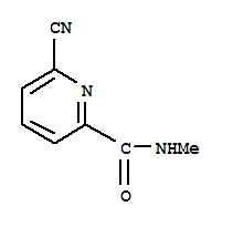2-Pyridinecarboxamide,6-cyano-n-methyl-(9ci)Structure,435273-30-6Structure 2-Pyridinecarboxamide,6-cyano-n-methyl-(9ci) Structure,435273-30-6Structure