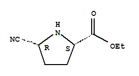 L-proline, 5-cyano-, ethyl ester, (5r)-(9ci)Structure,435274-89-8Structure L-proline, 5-cyano-, ethyl ester, (5r)-(9ci) Structure,435274-89-8Structure