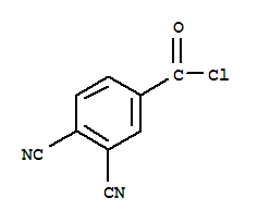 Benzoyl chloride, 3,4-dicyano-(9ci)Structure,437552-35-7Structure Benzoyl chloride, 3,4-dicyano-(9ci) Structure,437552-35-7Structure