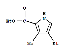 1H-pyrrole-2-carboxylicacid,4-ethyl-3-methyl-,ethylester(9ci) Structure,4391-98-4Structure