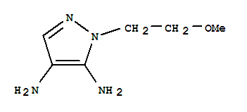 1H-pyrazole-4,5-diamine, 1-(2-methoxyethyl)-Structure,439902-06-4Structure 1H-pyrazole-4,5-diamine, 1-(2-methoxyethyl)- Structure,439902-06-4Structure