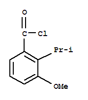Benzoyl chloride, 3-methoxy-2-(1-methylethyl)-(9ci)Structure,440123-70-6Structure Benzoyl chloride, 3-methoxy-2-(1-methylethyl)-(9ci) Structure,440123-70-6Structure