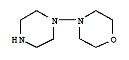 (9ci)-4-(1-哌嗪)-嗎啉結(jié)構(gòu)式_442563-55-5結(jié)構(gòu)式