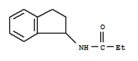 Propanamide, n-(2,3-dihydro-1h-inden-1-yl)-Structure,443754-12-9Structure Propanamide, n-(2,3-dihydro-1h-inden-1-yl)- Structure,443754-12-9Structure