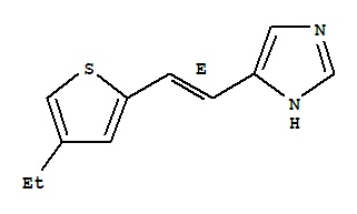 1H-imidazole,4-[(1e)-2-(4-ethyl-2-thienyl)ethenyl]-(9ci) Structure,443923-57-7Structure