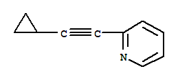 (9CI)-2-(環(huán)丙基乙炔)-吡啶結(jié)構(gòu)式_445424-05-5結(jié)構(gòu)式
