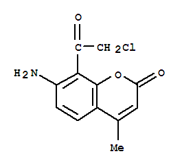 (9ci)-7-氨基-8-(氯乙?；?-4-甲基-2H-1-苯并吡喃-2-酮結(jié)構(gòu)式_445477-12-3結(jié)構(gòu)式