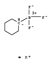 環(huán)己基三氟硼酸鉀結(jié)構(gòu)式_446065-11-8結(jié)構(gòu)式