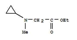 (9ci)-n-環(huán)丙基-n-甲基-甘氨酸乙酯結(jié)構(gòu)式_447423-35-0結(jié)構(gòu)式