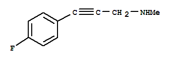 2-Propyn-1-amine,3-(4-fluorophenyl)-n-methyl-(9ci)Structure,450357-63-8Structure 2-Propyn-1-amine,3-(4-fluorophenyl)-n-methyl-(9ci) Structure,450357-63-8Structure