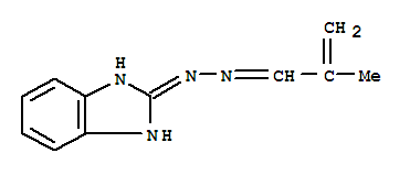 2-Propenal,2-methyl-,1h-benzimidazol-2-ylhydrazone(9ci)Structure,453553-33-8Structure 2-Propenal,2-methyl-,1h-benzimidazol-2-ylhydrazone(9ci) Structure,453553-33-8Structure