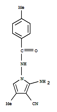 Benzamide, n-(2-amino-3-cyano-4-methyl-1h-pyrrol-1-yl)-4-methyl-(9ci)Structure,453587-58-1Structure Benzamide, n-(2-amino-3-cyano-4-methyl-1h-pyrrol-1-yl)-4-methyl-(9ci) Structure,453587-58-1Structure