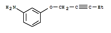 Benzenamine, 3-(2-pentynyloxy)-(9ci)Structure,453593-33-4Structure Benzenamine, 3-(2-pentynyloxy)-(9ci) Structure,453593-33-4Structure