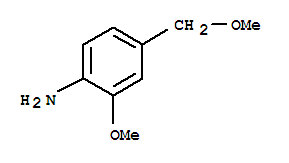 Benzenamine, 2-methoxy-4-(methoxymethyl)-(9ci)Structure,457099-52-4Structure Benzenamine, 2-methoxy-4-(methoxymethyl)-(9ci) Structure,457099-52-4Structure