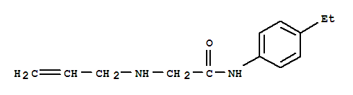(9ci)-n-(4-乙基苯基)-2-(2-丙烯基氨基)-乙酰胺結(jié)構(gòu)式_457617-18-4結(jié)構(gòu)式