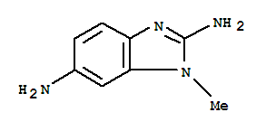 1H-benzimidazole-2,6-diamine,1-methyl-(9ci)Structure,46005-72-5Structure 1H-benzimidazole-2,6-diamine,1-methyl-(9ci) Structure,46005-72-5Structure