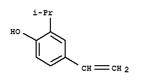 Phenol, 4-ethenyl-2-(1-methylethyl)-(9ci)Structure,46057-53-8Structure Phenol, 4-ethenyl-2-(1-methylethyl)-(9ci) Structure,46057-53-8Structure