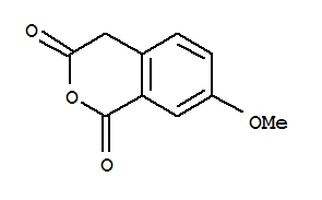 1H-2-benzopyran-1,3(4h)-dione,7-methoxy-(9ci)Structure,4702-29-8Structure 1H-2-benzopyran-1,3(4h)-dione,7-methoxy-(9ci) Structure,4702-29-8Structure