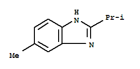 1H-benzimidazole,5-methyl-2-(1-methylethyl)-(9ci)Structure,4887-90-5Structure 1H-benzimidazole,5-methyl-2-(1-methylethyl)-(9ci) Structure,4887-90-5Structure