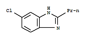 1H-benzimidazole,5-chloro-2-propyl-(9ci)Structure,4887-91-6Structure 1H-benzimidazole,5-chloro-2-propyl-(9ci) Structure,4887-91-6Structure