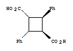 2B,4a-diphenyl-1b,3a-cyclobutanedicarboxylic acidStructure,490-20-0Structure 2B,4a-diphenyl-1b,3a-cyclobutanedicarboxylic acid Structure,490-20-0Structure