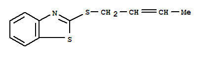 Benzothiazole, 2-(2-butenylthio)-(9ci)Structure,49570-03-8Structure Benzothiazole, 2-(2-butenylthio)-(9ci) Structure,49570-03-8Structure