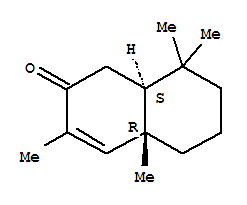 (4Ar)-4a,5,6,7,8,8aβ-六氫-3,4a,8,8-四甲基萘-2(1h)-酮結(jié)構(gòu)式_51020-10-1結(jié)構(gòu)式