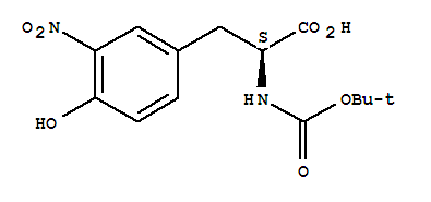 Boc-3-nitro-l-tyrosineStructure,5575-03-1Structure Boc-3-nitro-l-tyrosine Structure,5575-03-1Structure