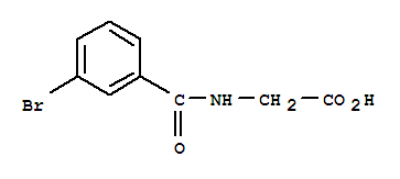 n-(3-溴苯甲?；?-甘氨酸結(jié)構(gòu)式_57728-60-6結(jié)構(gòu)式