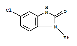 5-氯-1-乙基-1,3-二氫-(9Ci)-2H-苯并咪唑-2-酮結(jié)構(gòu)式_58533-60-1結(jié)構(gòu)式