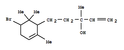 5-Bromo-α-vinyl-α,2,6,6-tetramethyl-2-cyclohexene-1-propan-1-olStructure,59403-83-7Structure 5-Bromo-α-vinyl-α,2,6,6-tetramethyl-2-cyclohexene-1-propan-1-ol Structure,59403-83-7Structure