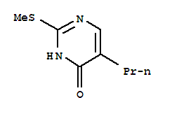 4(1H)-pyrimidinone,2-(methylthio)-5-propyl-Structure,60902-60-5Structure 4(1H)-pyrimidinone,2-(methylthio)-5-propyl- Structure,60902-60-5Structure