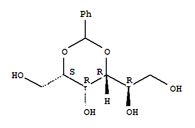 2,4-O-benzylidene-d-glucitolStructure,61340-09-8Structure 2,4-O-benzylidene-d-glucitol Structure,61340-09-8Structure