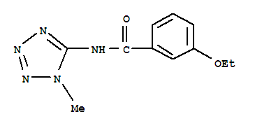 Benzamide, 3-ethoxy-n-(1-methyl-1h-tetrazol-5-yl)-(9ci)Structure,638146-83-5Structure Benzamide, 3-ethoxy-n-(1-methyl-1h-tetrazol-5-yl)-(9ci) Structure,638146-83-5Structure