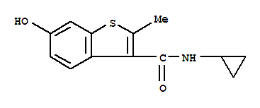 Benzo[b]thiophene-3-carboxamide, n-cyclopropyl-6-hydroxy-2-methyl-(9ci) Structure,638216-97-4Structure