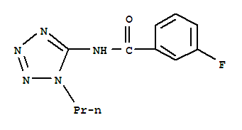 Benzamide, 3-fluoro-n-(1-propyl-1h-tetrazol-5-yl)-(9ci)Structure,639048-42-3Structure Benzamide, 3-fluoro-n-(1-propyl-1h-tetrazol-5-yl)-(9ci) Structure,639048-42-3Structure