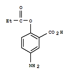 Benzoic acid, 5-amino-2-(1-oxopropoxy)-(9ci)Structure,639825-25-5Structure Benzoic acid, 5-amino-2-(1-oxopropoxy)-(9ci) Structure,639825-25-5Structure