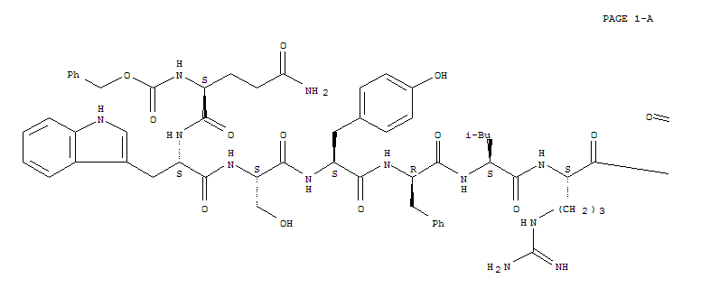 谷氨酰胺酰(1)-去組氨酰(2)-苯丙氨酰(6)-N-乙基脯氨酰胺(9)-黃體生成激素釋放激素結(jié)構(gòu)式_64153-06-6結(jié)構(gòu)式