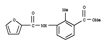 Benzoic acid, 3-[(2-furanylcarbonyl)amino]-2-methyl-, methyl ester (9ci) Structure,641604-61-7Structure